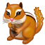 Squirrel emoji U+1F43F