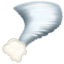Tornado emoji Whatsapp U+1F32A
