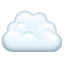 Cloud emoji U+2601