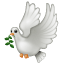 Dove of peace Emoji U+1F54A