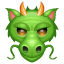Dragon head emoji U+1F432