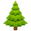 Coniferous tree emoji Whatsapp U+1F332