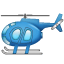 Helicopter emoji U+1F681