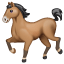 Horse emoji U+1F40E