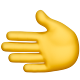 Hand to the left Emoji U+1FAF2