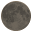 Black moon U+1F311