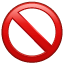 Prohibited emoji U+1F6AB