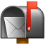 Mailbox with envelope U+1F4EC