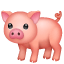 Pig emoji U+1F416