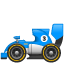 Racing car emoji U+1F3CE