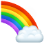 Rainbow emoji U+1F308