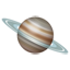 Planet Saturn emoji U+1FA90