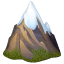 Snow-capped mountain emoji U+1F3D4