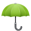 Open umbrella emoji U+2602