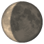 Waning crescent moon U+1F318