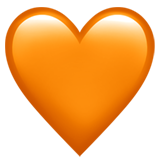 Orange heart