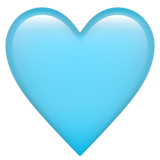 Light blue heart