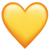 Yellow heart