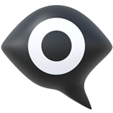 Eye in speech bubble